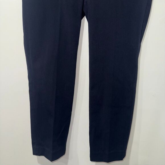 SPANX On The Go Ankle Slim Straight Pant -  Navy L - Picture 6 of 8